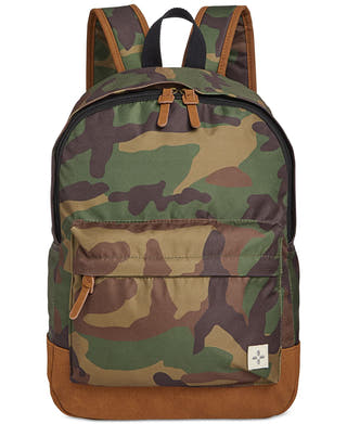 Sun + Stone Sun + Stone Riley Camo Backpack, Created for Macy's