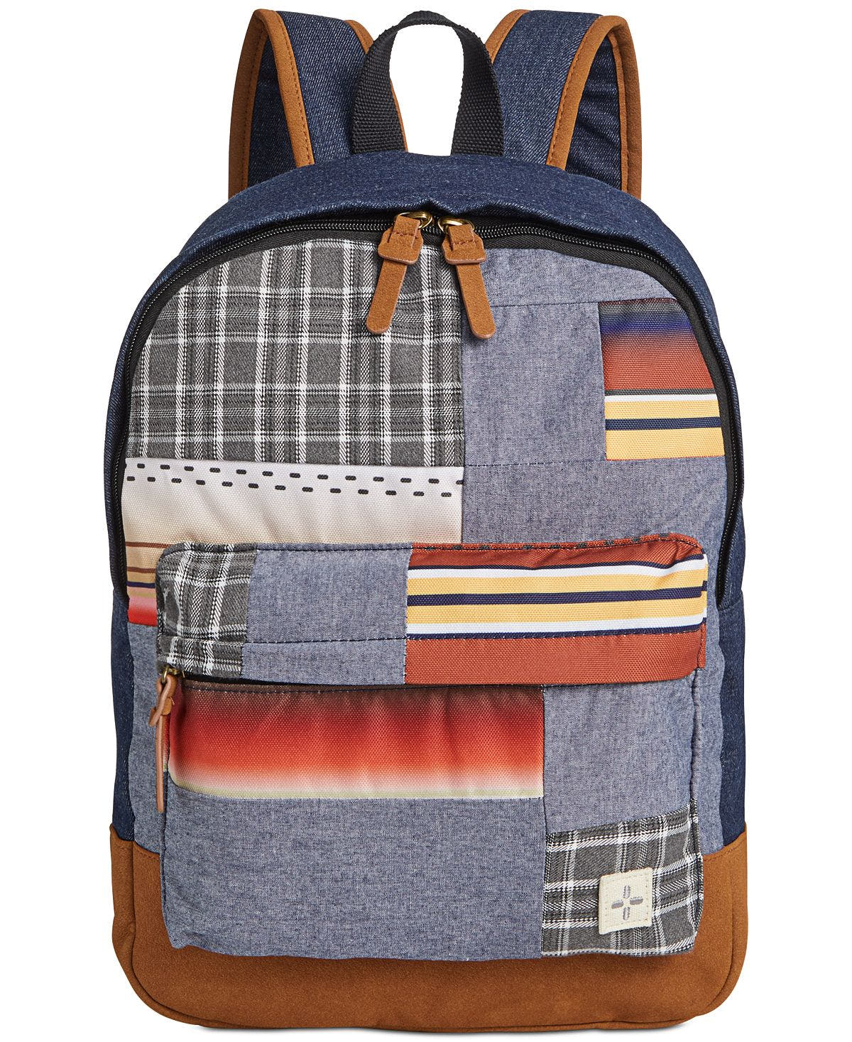 Sun + Stone Sun + Stone Riley Patchwork Backpack Blu Patwk