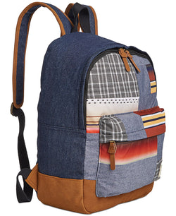 Sun + Stone Sun + Stone Riley Patchwork Backpack Blu Patwk thumbnail 3