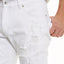 Sun + Stone Sun + Stone Ripped White Jeans With Recycled Repreve Blanco Wash