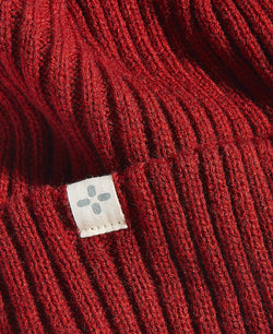 Sun + Stone Sun + Stone Solid Beanie Red thumbnail 3
