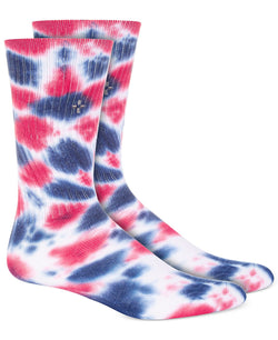 Sun + Stone Sun + Stone Tie Dye Crew Socks Red Tie Dye thumbnail 1