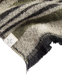 Sun + Stone Sun + Stone Woven Patterned Scarf Green Print thumbnail 2