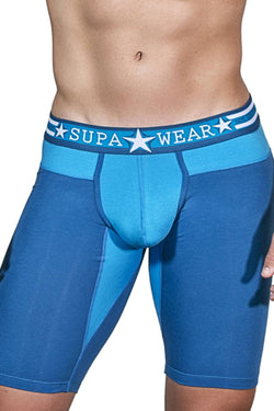 Supawear Blue Cops SUPASTAR Long Boxer Brief thumbnail 1