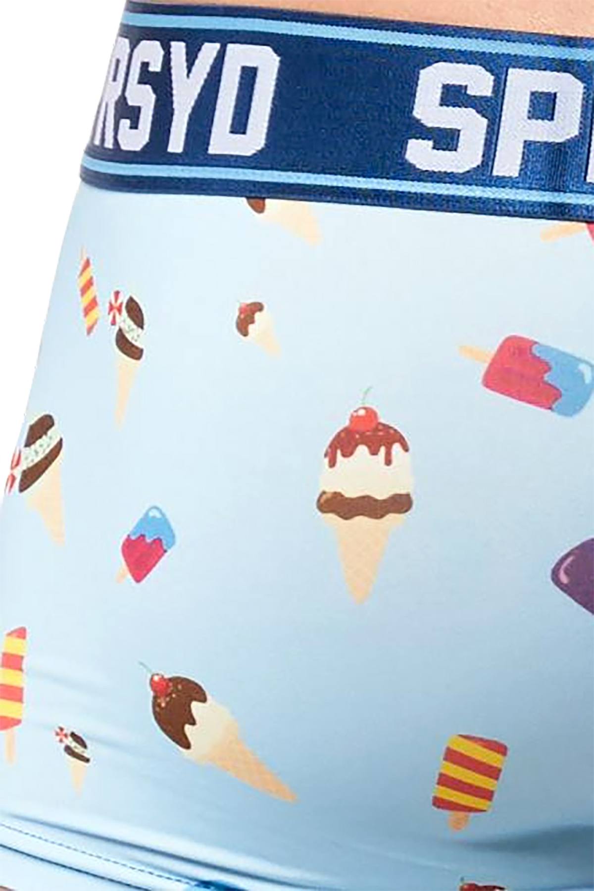 Supawear Blue Ice-Cream-Printed Sprint Trunk