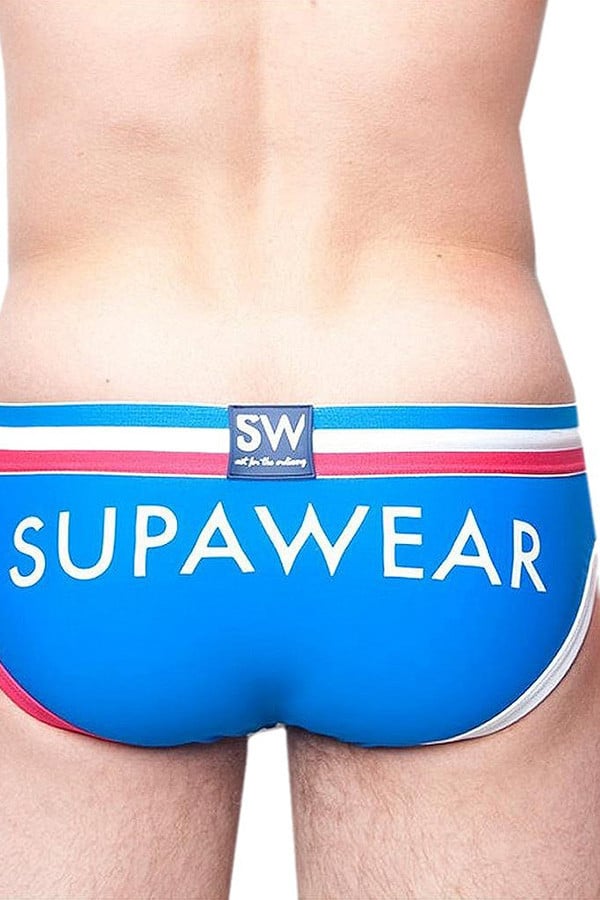 Supawear Blue Supa-Sonic Swim Brief