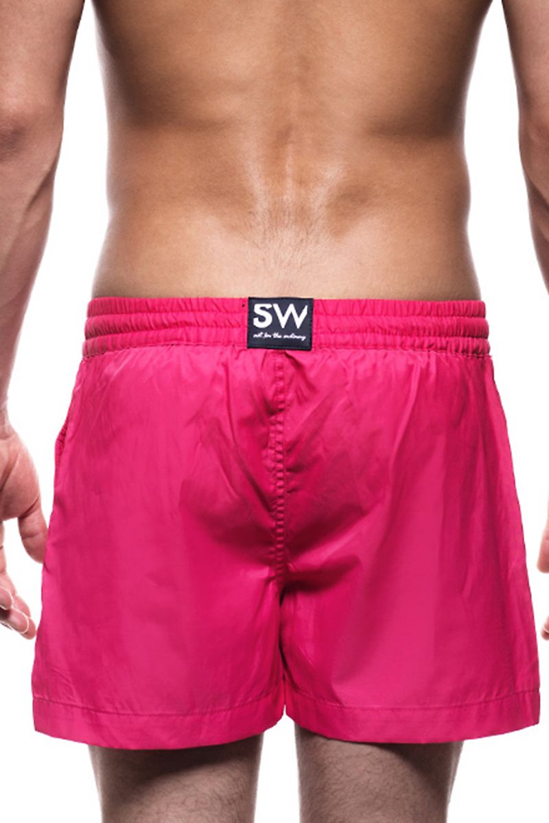 Supawear Coral-Pink Supa-Fly Swim Short