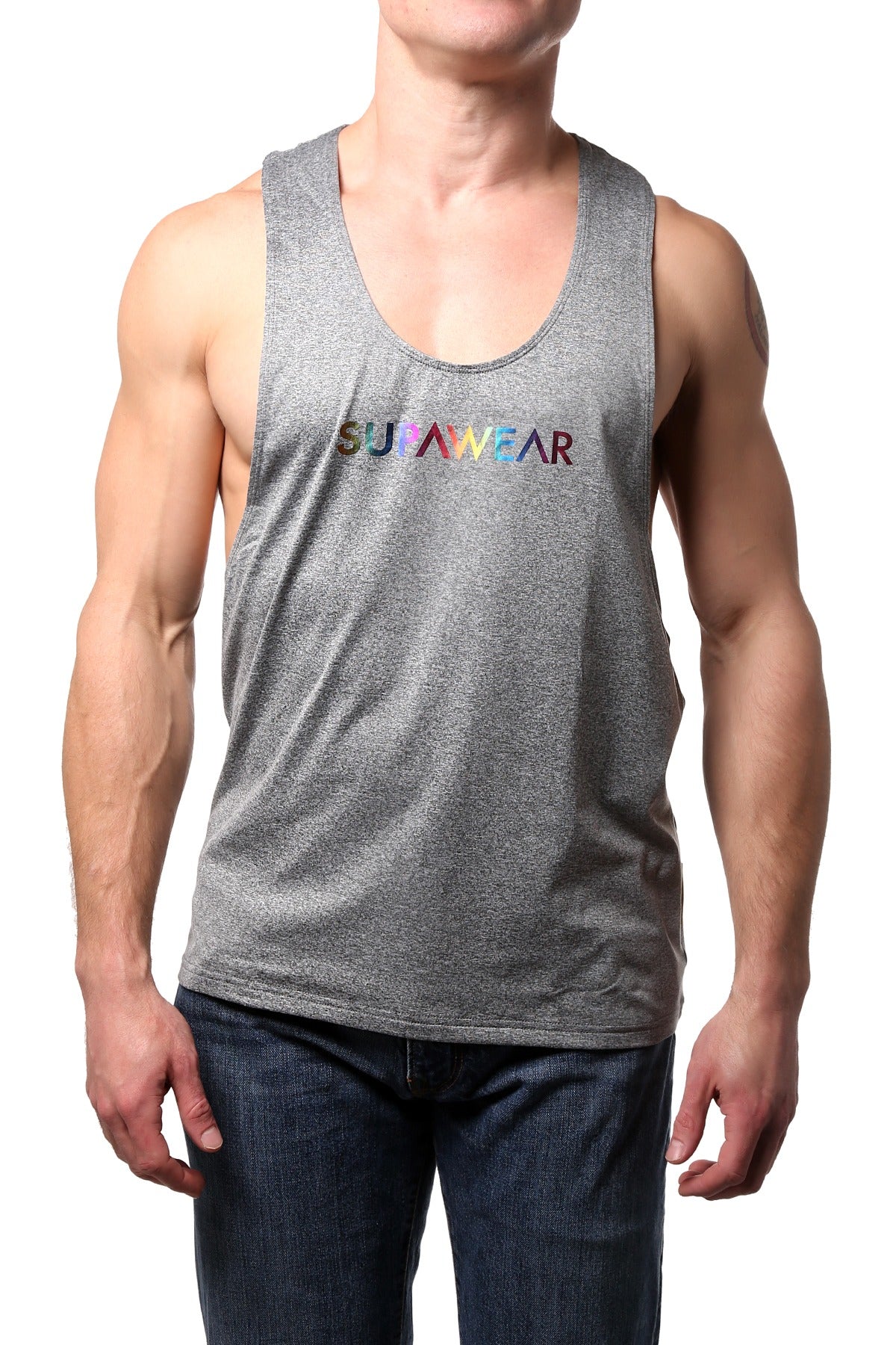Supawear Dark Grey Spectrum Tank