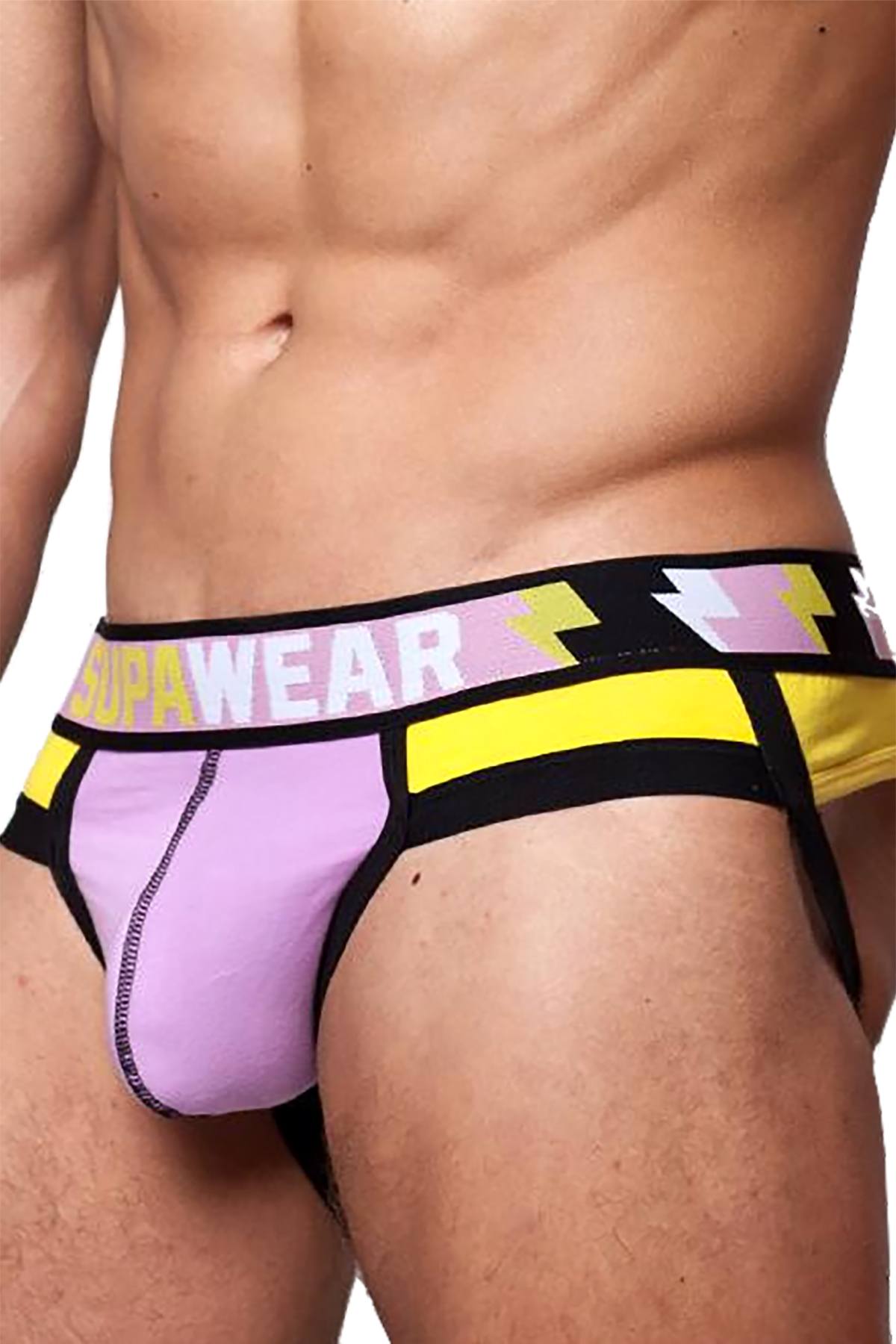 Supawear Lightning-Yellow Supa-Charge Jock