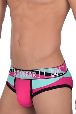 Supawear Magenta/Teal Vortex Brief thumbnail 1