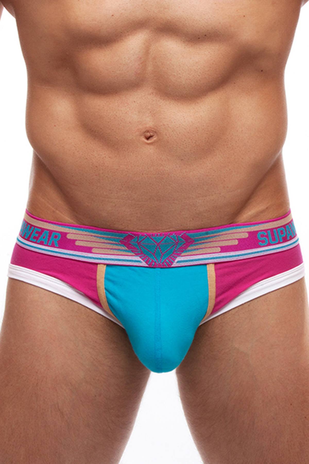Supawear Pink Diamond Dash Brief