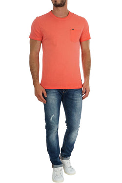 SuperDry Artisan-Red Washed Lite Tee thumbnail 4