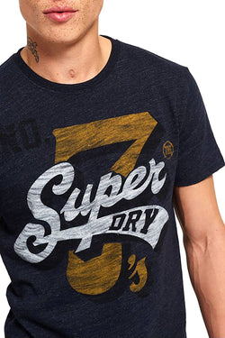 SuperDry Bass Blue Grindle Super7 Tee thumbnail 4