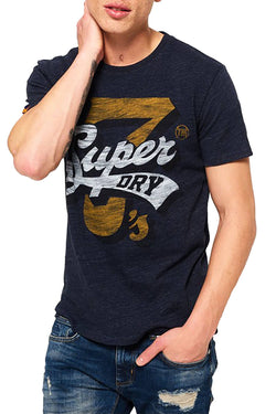SuperDry Bass Blue Grindle Super7 Tee thumbnail 1