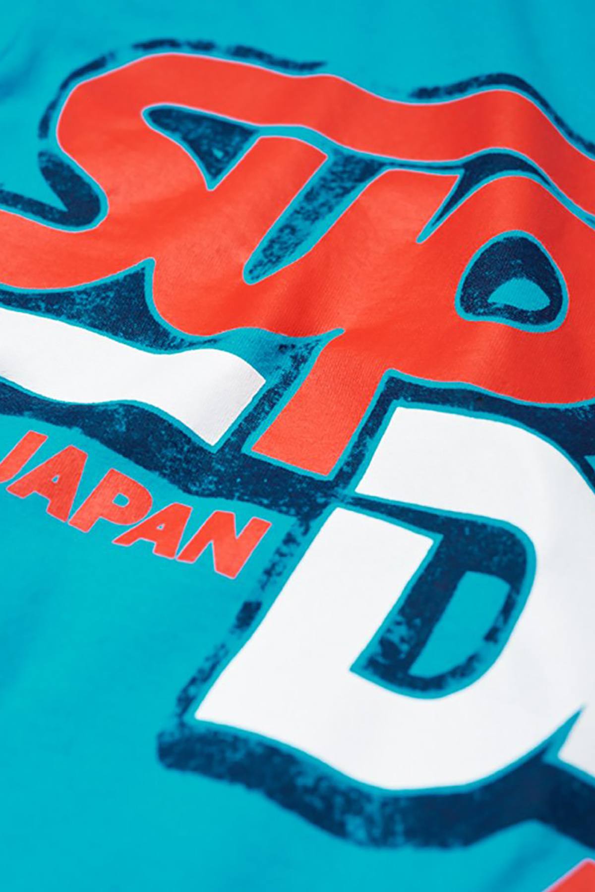 SuperDry Beach-Blue Malibu Mid-Weight Tee