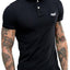 SuperDry Black Classic Pique Short-Sleeve Polo Shirt