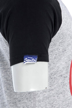SuperDry Black/Green Limited-Edition Reworked Classic Raglan Tee thumbnail 2
