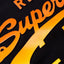 SuperDry Black Vintage Authentic Fade Logo Graphic Tee