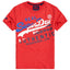 SuperDry Cali-Red Heather Vintage Authentic Tri Tee