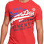 SuperDry Cali-Red Heather Vintage Authentic Tri Tee