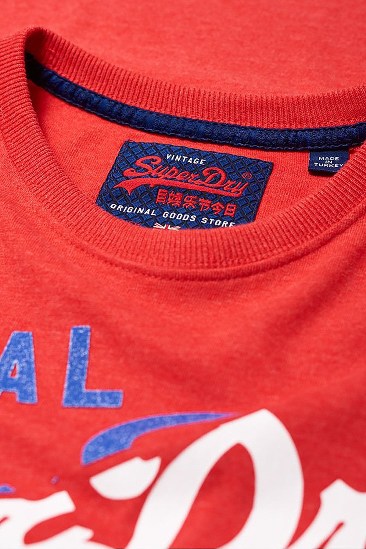 SuperDry Cali-Red Heather Vintage Authentic Tri Tee