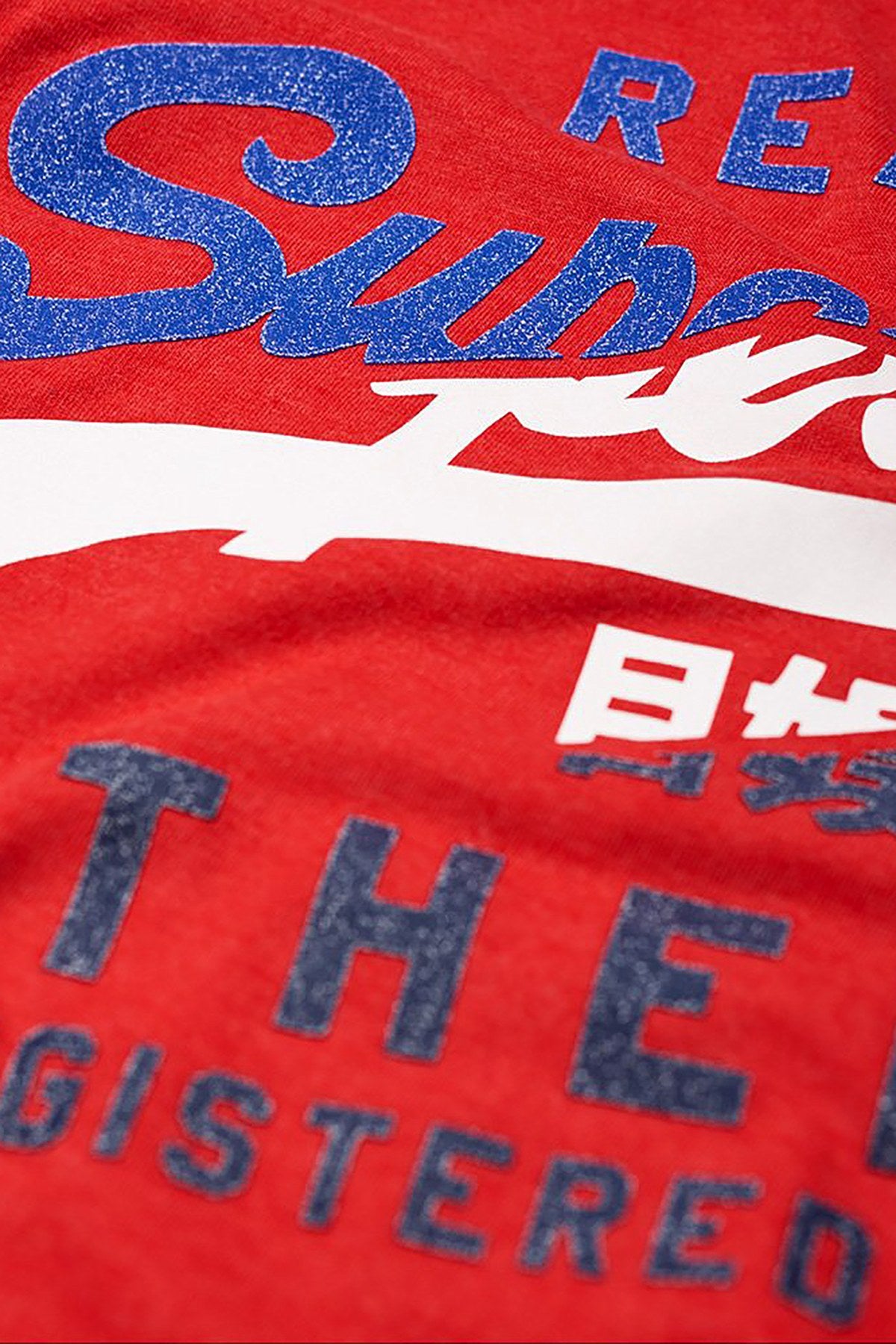 SuperDry Cali-Red Heather Vintage Authentic Tri Tee
