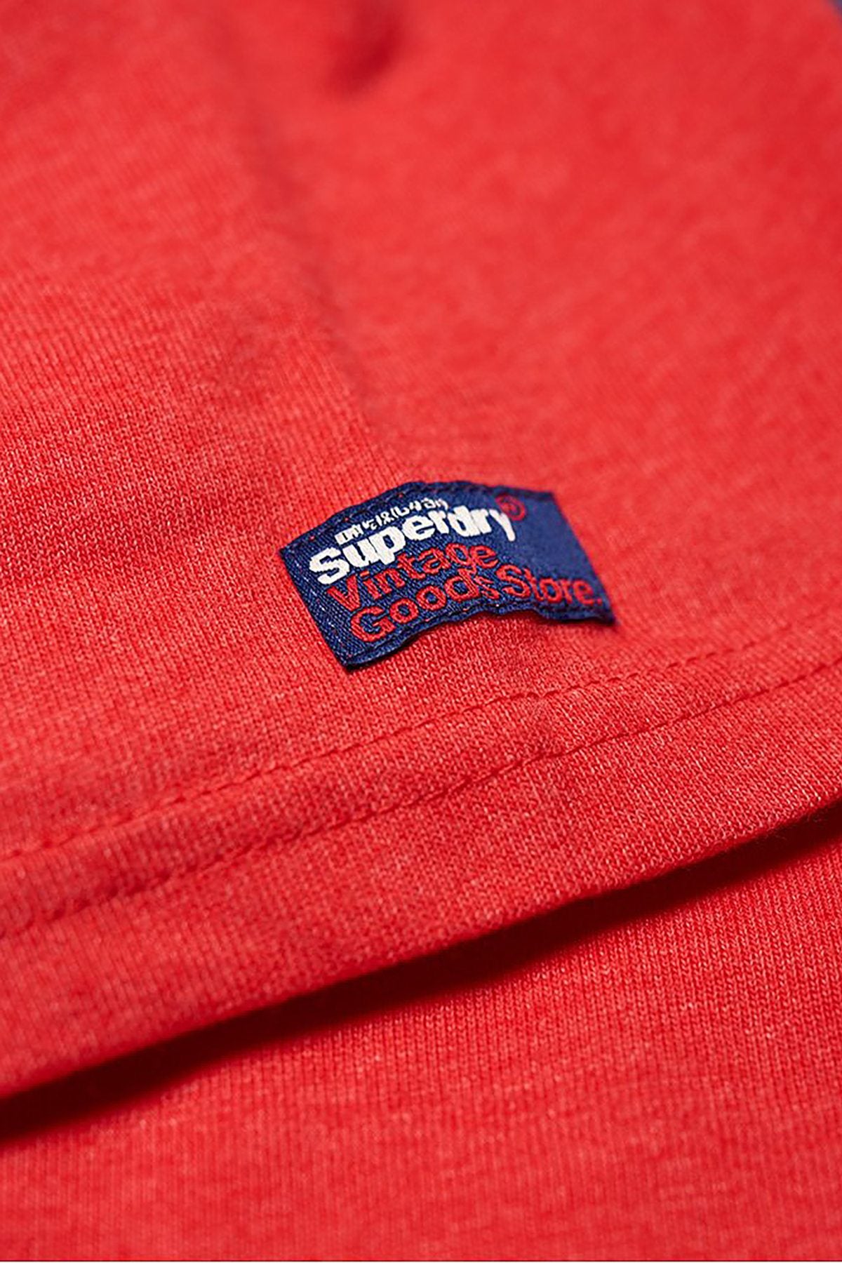 SuperDry Cali-Red Heather Vintage Authentic Tri Tee