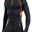 SuperDry Carbon/Orange Bionic Compression Half-Zip Top