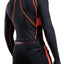 SuperDry Carbon/Orange Bionic Compression Half-Zip Top