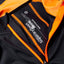 SuperDry Carbon/Orange Bionic Compression Half-Zip Top