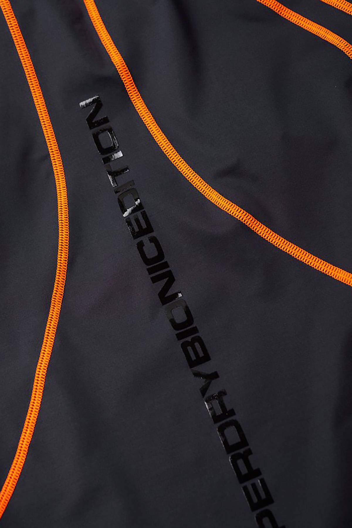 SuperDry Carbon/Orange Bionic Compression Half-Zip Top