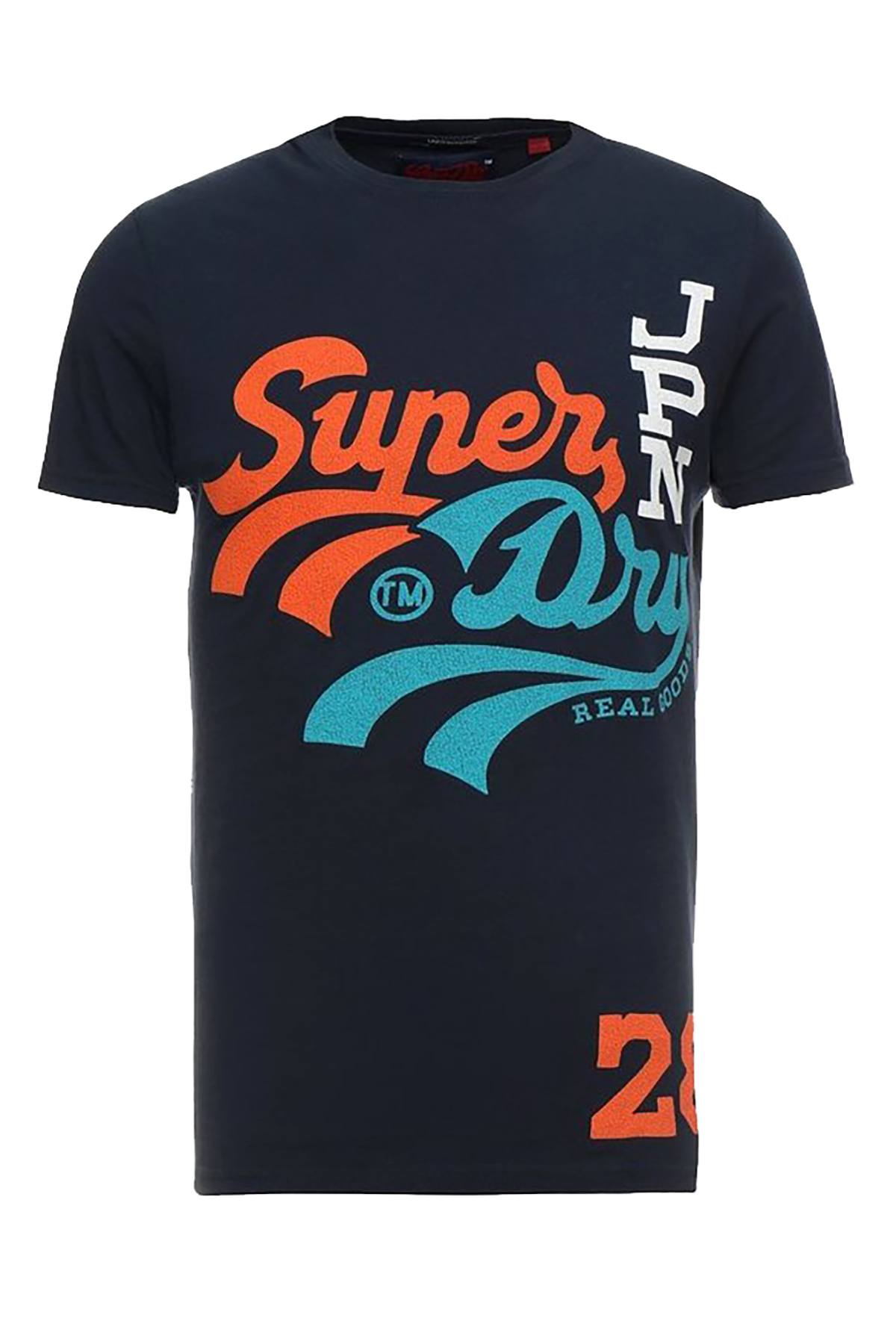 SuperDry Casual-Navy Triple Swoosh Lite T-Shirt
