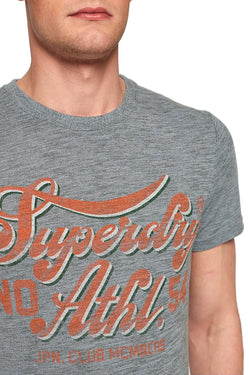 SuperDry China-Blue-Grindle Athletic Club Tee thumbnail 4