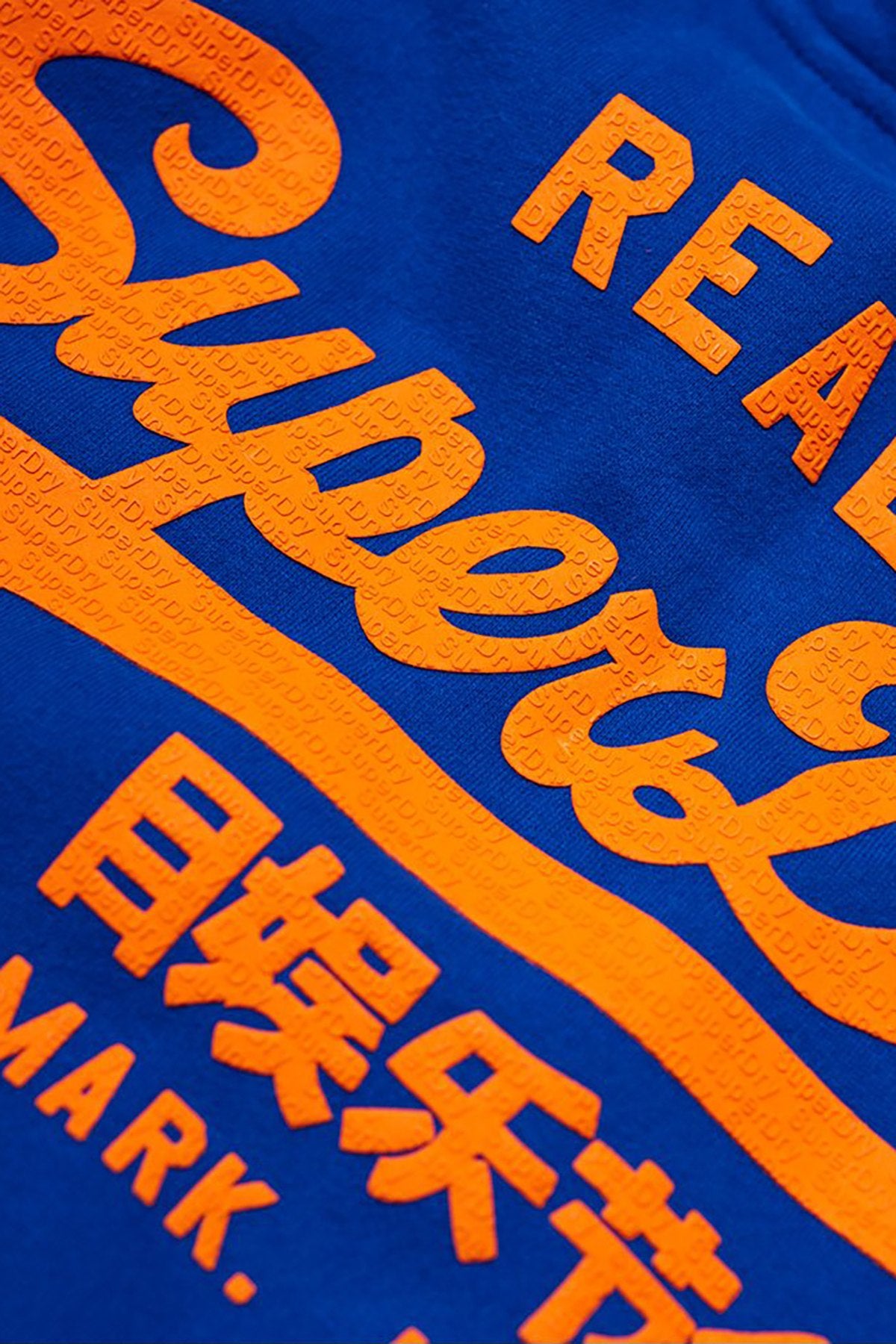 SuperDry Cobalt-Blast-Blue Vintage Logo Hoodie