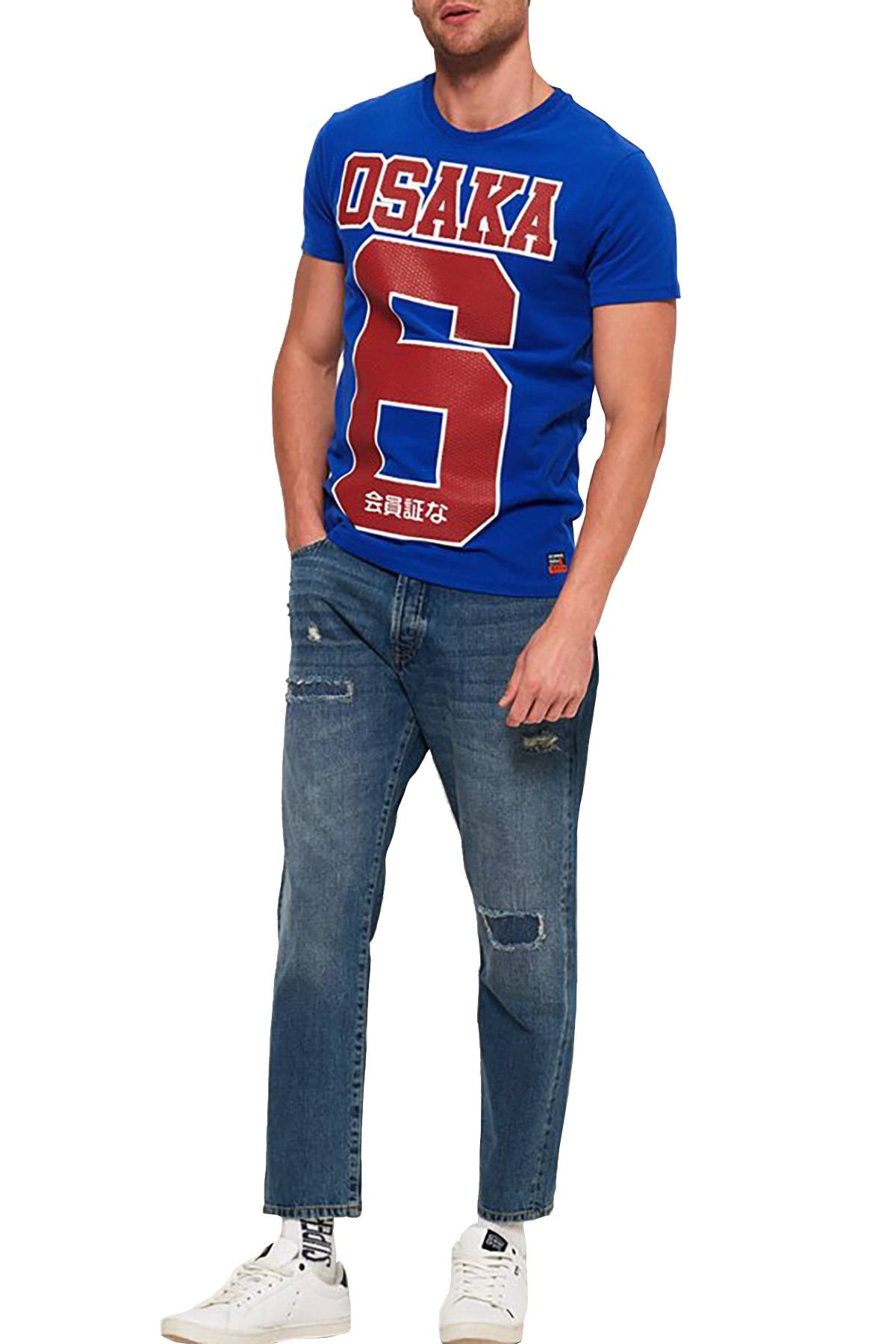 SuperDry Cobalt-Blast Osaka Podium Tee