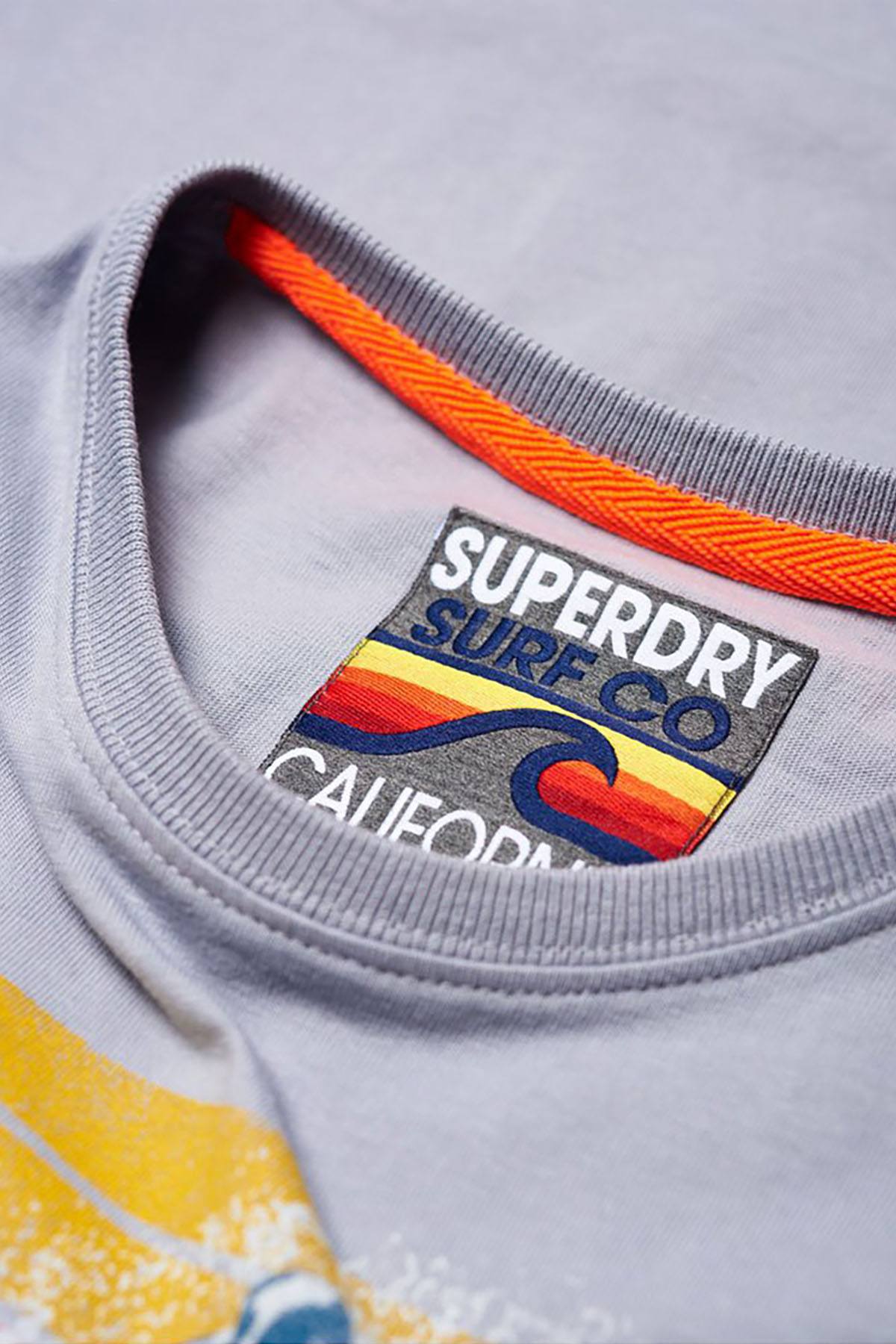 SuperDry Fjord-Blue Retro Surf T-Shirt