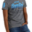 SuperDry Flint-Grey-Grit Shirt Shop Fade T-Shirt