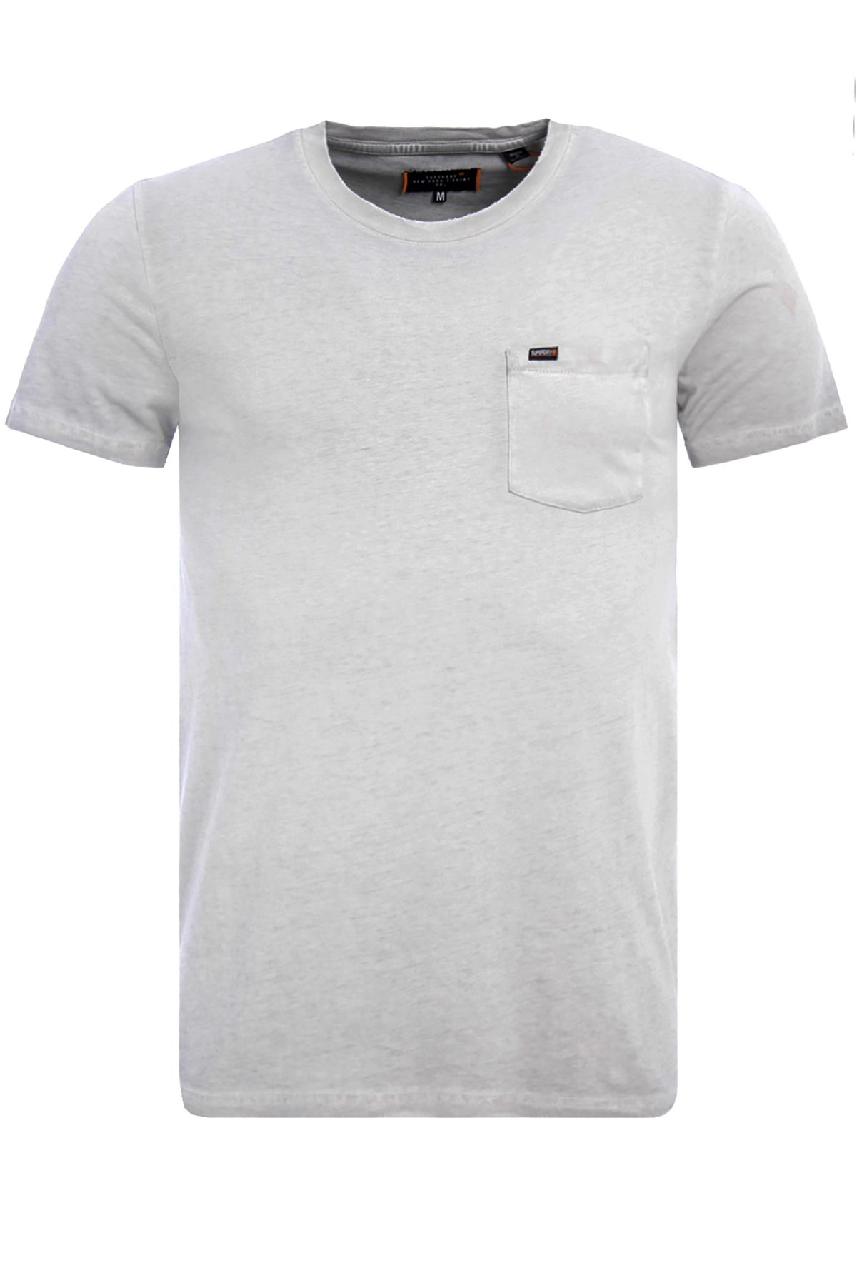 SuperDry Forest-Grey Washed Lite Tee