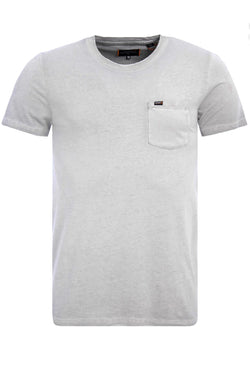 SuperDry Forest-Grey Washed Lite Tee thumbnail 3