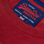 SuperDry Furnace-Red Premium Goods Textured Logo Graphic Tee