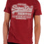 SuperDry Furnace-Red Premium Goods Textured Logo Graphic Tee