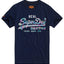 SuperDry Gardena-Navy Vintage Logo Multi-Color Tee