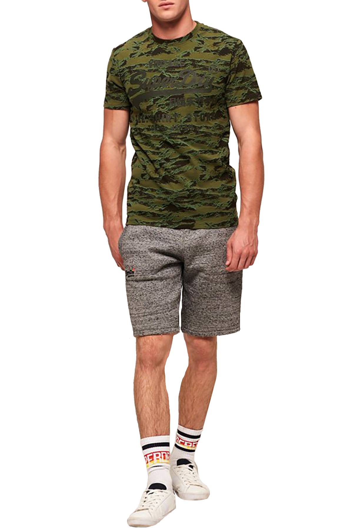SuperDry Green Shirt-Shop Camo T-Shirt