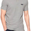 SuperDry Grey-Marl Classic Pique Short-Sleeve Polo Shirt