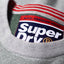 SuperDry Grey-Marl/Navy Track Squad Crew-Neck Sweater