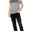 SuperDry Grey-Marl Vintage Logo Layered Camo Tee