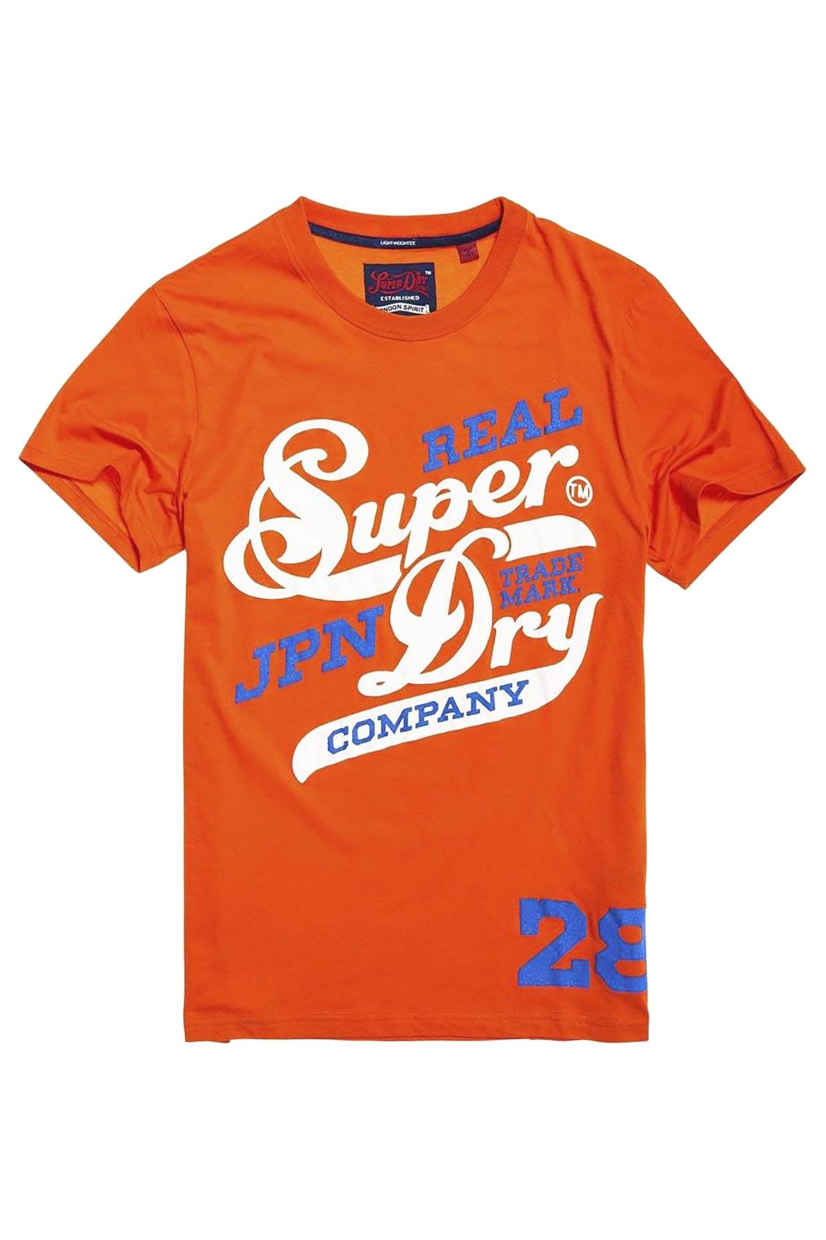 SuperDry Hacienda-Orange Original 77 Lite Weight T-Shirt