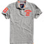 SuperDry Harbour-Grey-Grindle Classic Superstate Polo Shirt