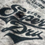 SuperDry Harbour-Grey-Grindle Triple Logo Long-Line T-Shirt
