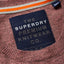 SuperDry Haze-Pink-Grit Orange Label Crew-Neck Sweater